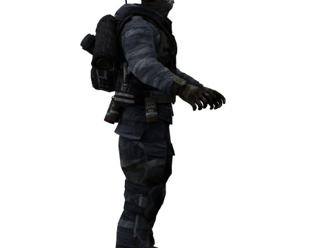 Soldier 2 3D Model
