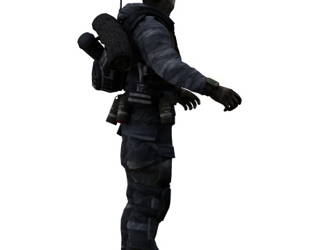 Soldier 2 Model 3D