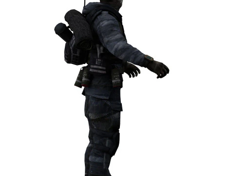 Soldier 2 3D Model