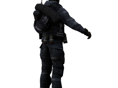 Soldier 2 Model 3D