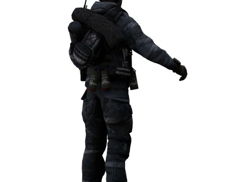 Soldier 2 3D Model