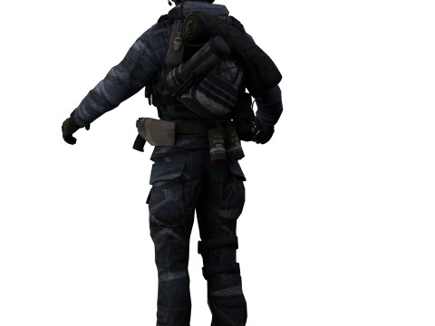 Soldier 2 Model 3D