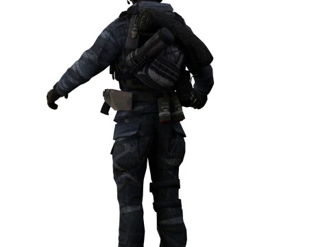Soldier 2 3D Model