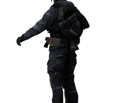 Soldier 2 Model 3D