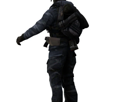 Soldier 2 3D Model