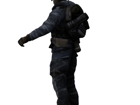 Soldier 2 Model 3D