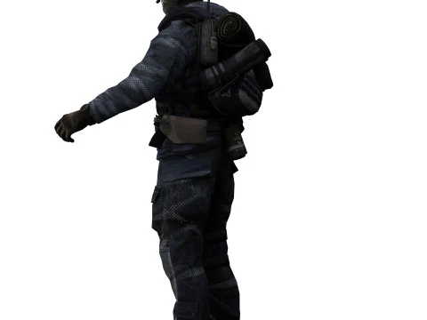 Soldier 2 3D Model