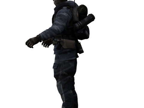 Soldier 2 Model 3D