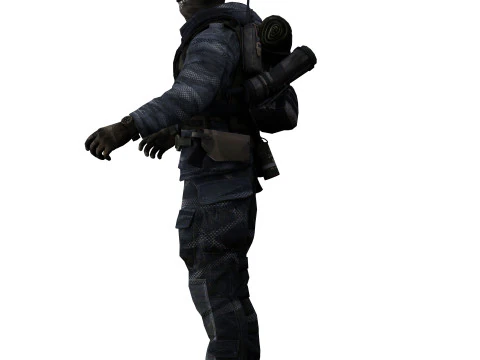 Soldier 2 3D Model