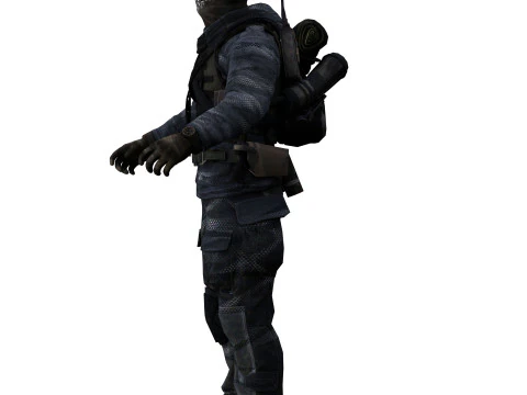 Soldier 2 3D Model