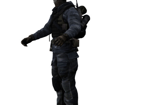 Soldier 2 Model 3D