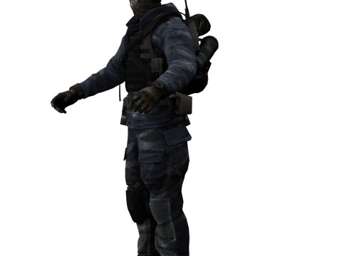 Soldier 2 3D Model