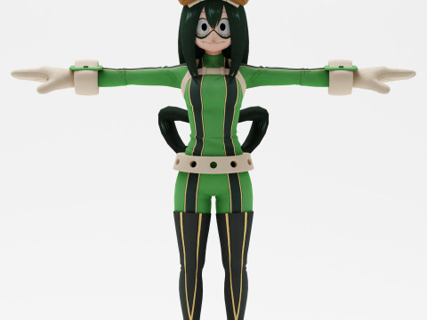 Tsuyu Asui 3D Модель