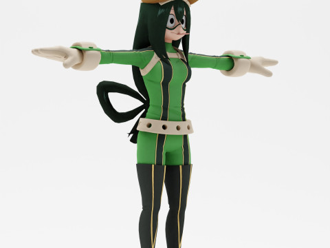 Tsuyu Asui 3D Model