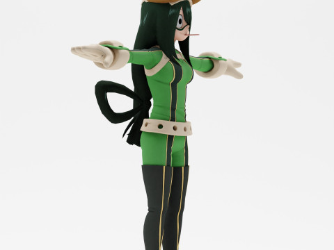 Tsuyu Asui 3D Model