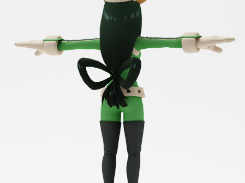 Tsuyu Asui 3D Model