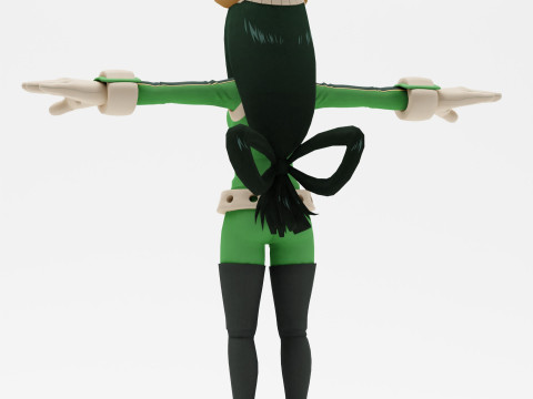 Tsuyu Asui 3D Model