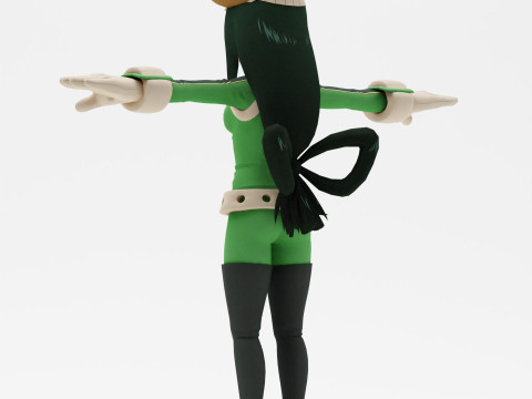 Tsuyu Asui 3D Model