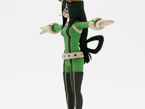Tsuyu Asui 3D Model