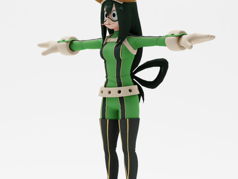 Tsuyu Asui 3D Model