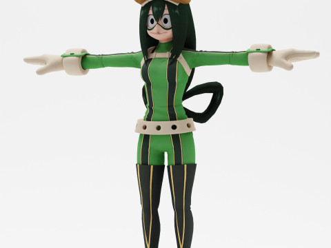 Tsuyu Asui 3D Model