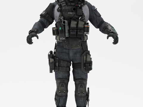 Soldier 1 3D Model
