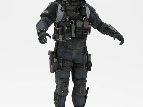 Soldier 1 3D Model