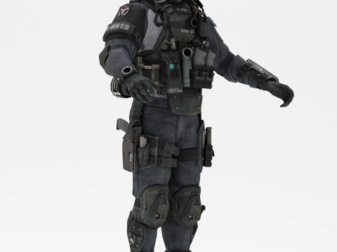 Soldier 1 3D Model