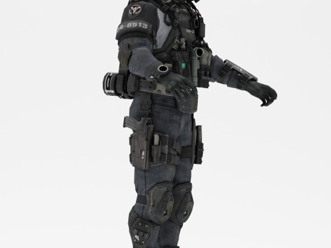 Soldier 1 3D 模型