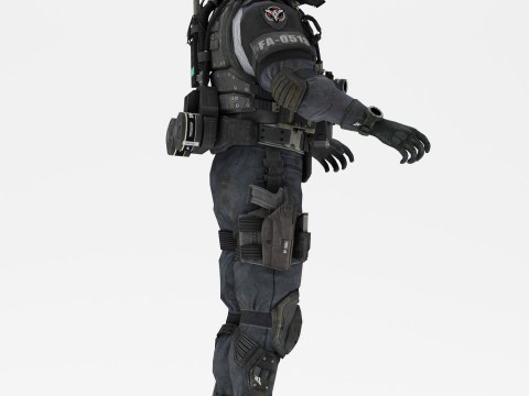 Soldier 1 3D 模型