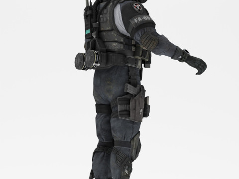 Soldier 1 3D 模型