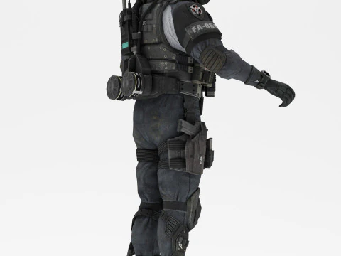 Soldier 1 3D Model