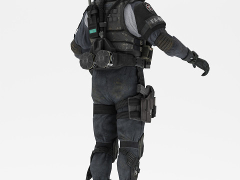 Soldier 1 3D 模型