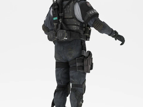 Soldier 1 3D Model