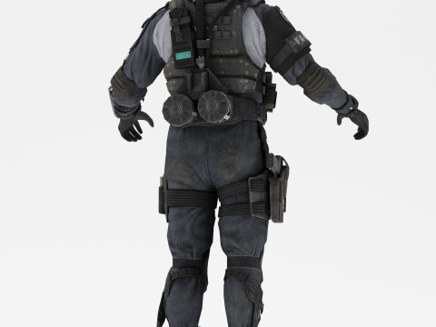 Soldier 1 3D 模型