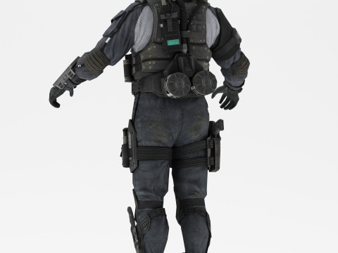 Soldier 1 3D 模型