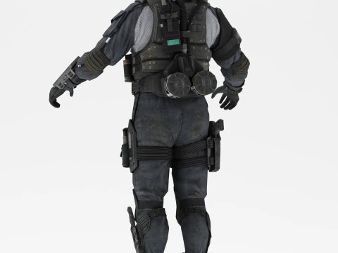 Soldier 1 3D Model