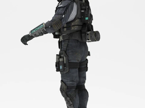 Soldier 1 3D Model