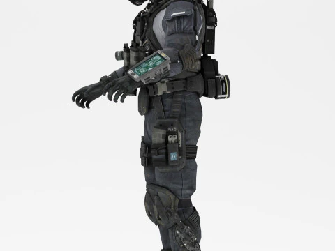Soldier 1 3D Model