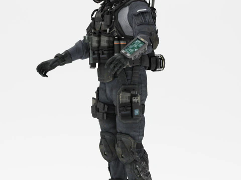 Soldier 1 3D Model