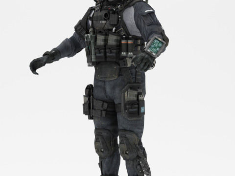 Soldier 1 3D 模型