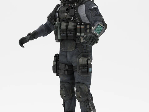 Soldier 1 3D Model
