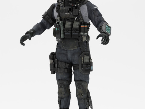 Soldier 1 3D 模型