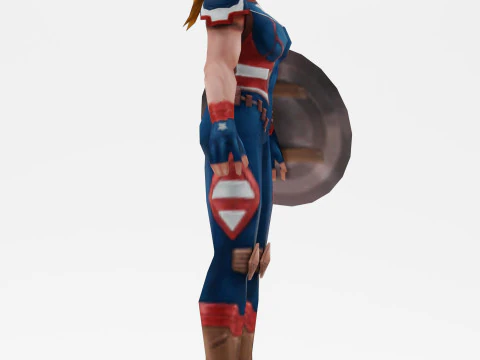 Capit&aacute;n Am&eacute;rica Modelo 3D