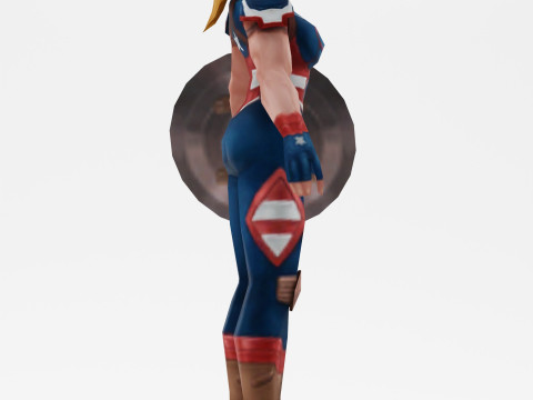 Captain America 3D 模型