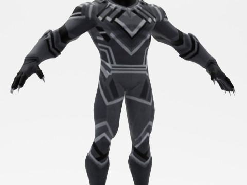 Black Panther 3Dモデル