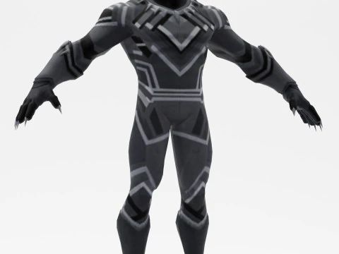 Black Panther 3D Model
