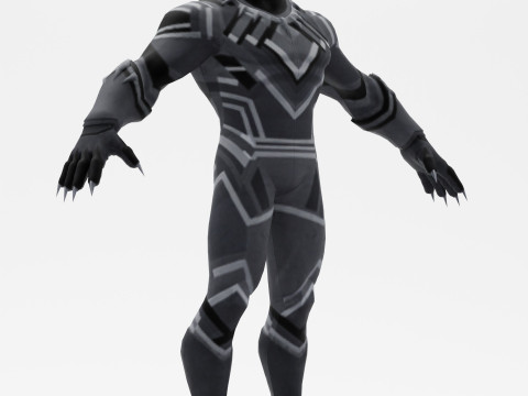 Black Panther 3Dモデル