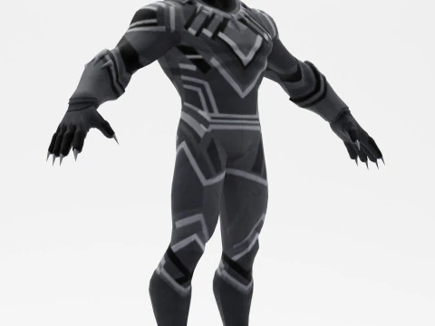 Black Panther 3D Model