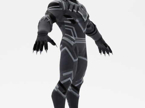 Black Panther 3Dモデル